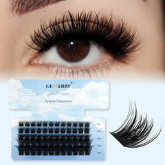 DIY Clusters Eyelash Extension Mix Individual Lashes Volume Natural Segmented Eyelash Bundles Makeup Supplies