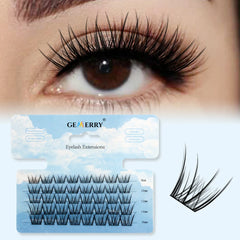 DIY Clusters Eyelash Extension Mix Individual Lashes Volume Natural Segmented Eyelash Bundles Makeup Supplies