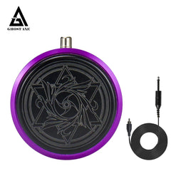 Ghost Axe High Quality New Round Tattoo Foot Pedal Switch With RCA Clip Cord Premium Tattoo Machine Gun Power Supply Accessory