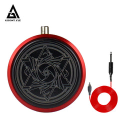 Ghost Axe High Quality New Round Tattoo Foot Pedal Switch With RCA Clip Cord Premium Tattoo Machine Gun Power Supply Accessory