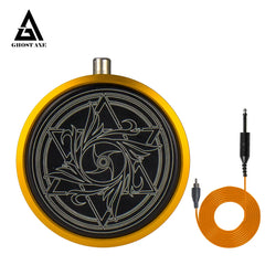 Ghost Axe High Quality New Round Tattoo Foot Pedal Switch With RCA Clip Cord Premium Tattoo Machine Gun Power Supply Accessory