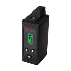 Ghost Axe Wireless Power RCA/DC Interface Professional LCD Dual Mobile Tattoo Power Supply Mini Tattoo Charging Power Supply