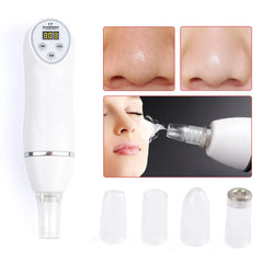 Digital Diamond Microdermabrasion Vacuum Blackhead Cleaner Facial Acne Marks Removal Machine Deep Cleaning Pores Skin Care Tool