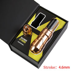 Hot FK Max Tattoo Machine One/Two Wireless Battery 3.5mm/4.0mm/4.6mm Stroke Optional Powerful Coreless Motor Lithium Battery