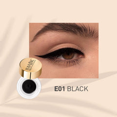 Eyeliner Waterproof Eyeliner Gel Makeup Cosmetic Gel Eye Liner With Brush 24 Hours Long-lasting  Eye Liner Kit