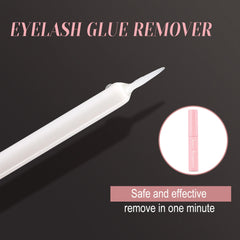 Individual Lash Extension Kit Bond and Seal Glue Tweezers Applicator  Remover Natural Eyelashes Clusters Makeup Tools