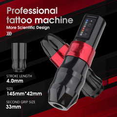 Kiss Of Dragon EXO Professios Wireless Tattoo Machine Pen Kit Battery Capacity 2400mA Cartridge Rotary Pen Beginners for Body