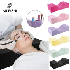 Lash Pillow Neck Support Eyelash Soft Pillow Grafting Eyelashes Memory Foam Eyelash Extension Pillow With Pocket Makeup Salon