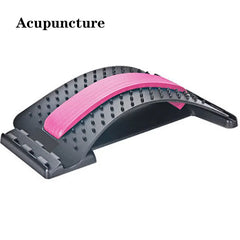 Magnetotherapy Multi-Level Adjustable Back Massager Stretcher Waist Neck Fitness Lumbar Cervical Spine Support Pain Relief