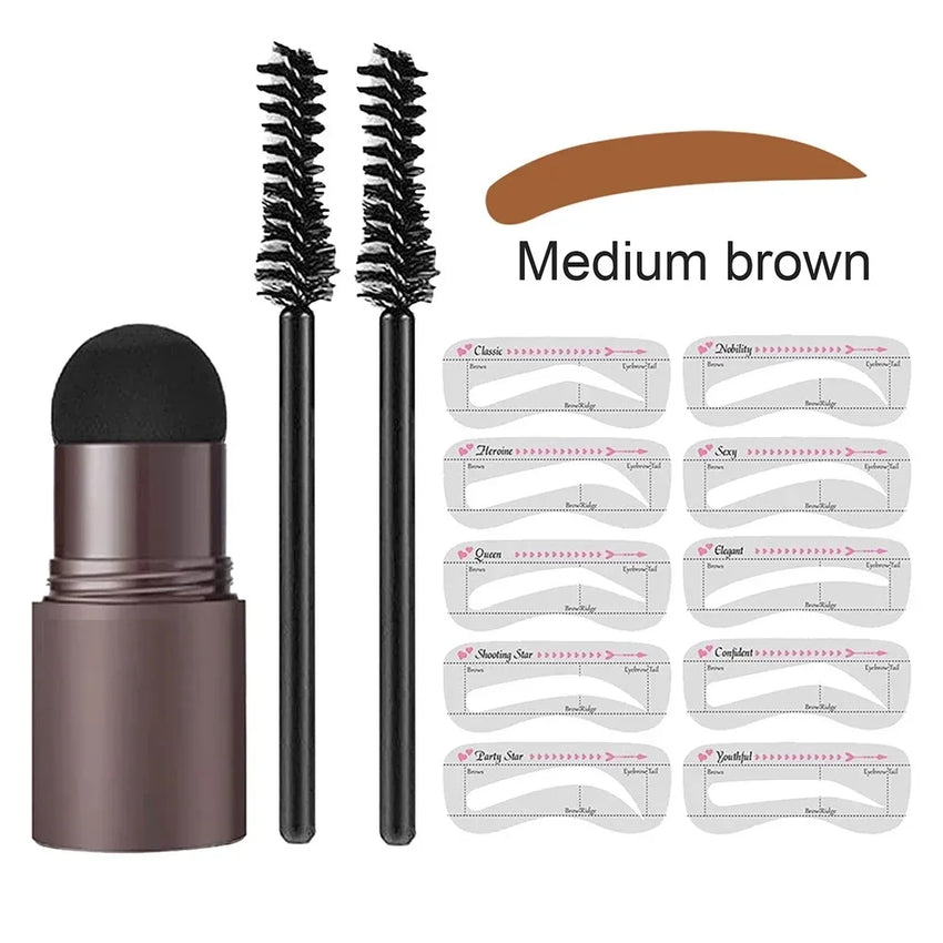 Makeup Products Eyebrow Stamp Shaping Kit Set Maquiagem Hairline Enhance Make-up For Women 화장품 Maquillage Femme One-Step Styling