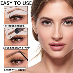 Makeup Products Eyebrow Stamp Shaping Kit Set Maquiagem Hairline Enhance Make-up For Women 화장품 Maquillage Femme One-Step Styling