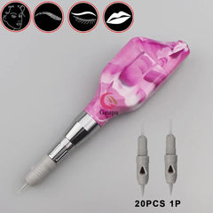 Marble Wireless Microblading Machine Pen Eyebrow Permanent Makeup Tattoo Gun with LED Display Speed for Ombre Powder Brows