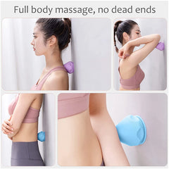 Massage Ball For Muscle Pain Relief Therapy Ball Deep Tissue Massage Yoga Fitness Suction Cup Self Back Neck Head Foot Massager