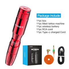 Mast Tattoo Tour Series Makeup Permanent Machine Tattoo Rotary Pen With Wireless Tattoo Power Set Wireless Machine For Permanent