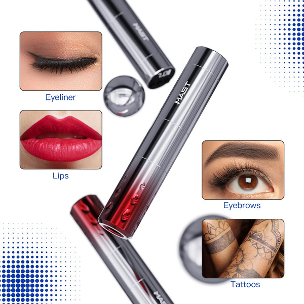 Permanent Makeup Tattoo Wireless Tattoo Machine Instant Start-up Mode Coreless Motor Permanent Makeup Machine Pen Tattoo Supplies