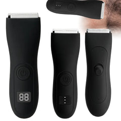 Mens Body Hair Trimmer for Men Balls Women Lady Shaver Hair Removal Bikini Trimmer Groin & Body Shaver Groomer  Arm Beard Razor