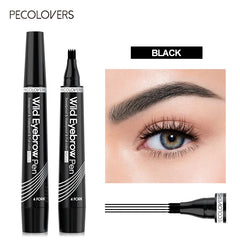 Microblading Eyebrow Pen Waterproof Fork Tip Eyebrow Tattoo Pencil Long Lasting Professional Fine Sketch Liquid Eye Brow Pencil