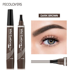 Microblading Eyebrow Pen Waterproof Fork Tip Eyebrow Tattoo Pencil Long Lasting Professional Fine Sketch Liquid Eye Brow Pencil