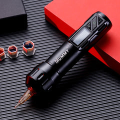 Mummy Wireless Tattoo Machine Pen High Capacity Battery Direct Drive Motor Tattoo Gun Portable Power 2200mah LED Digital Display