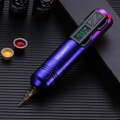 Mummy Wireless Tattoo Pen 2200Mah High Capacity Battery Rotary Tattoo Machine Powerful Motor For Liner And Shader Low Noise