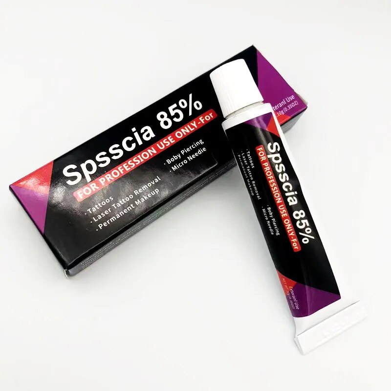 NEW 85% Spsscia Tattoo Cream Before Permanent Makeup Microblading Eyebrow Lips 10g