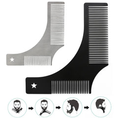 New 1pc Men Beard Shaping Styling Template Comb Men's Beards Beauty Tool For Trimming Moustache Shave Comb Styling Tool