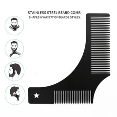 New 1pc Men Beard Shaping Styling Template Comb Men's Beards Beauty Tool For Trimming Moustache Shave Comb Styling Tool