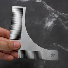 New 1pc Men Beard Shaping Styling Template Comb Men's Beards Beauty Tool For Trimming Moustache Shave Comb Styling Tool