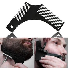 New 1pc Men Beard Shaping Styling Template Comb Men's Beards Beauty Tool For Trimming Moustache Shave Comb Styling Tool