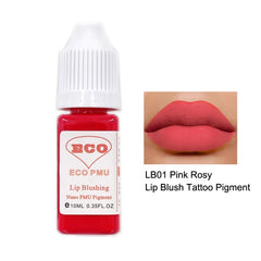 PMU Lip Blush TattooPigment ECO Permanent Makeup Pigment 10ml