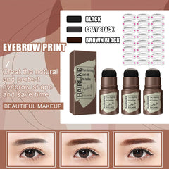 Instant  Eyebrows Shape Stamp Makeup Eyebrows Set Eyebrow Stick Hair Line Brow Stamp Tint Natural Eye Cosmetic Tool