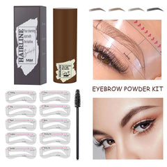 Instant  Eyebrow Stamp Makeup Eyebrows Shape Set Eyebrow Stick Hair Line Brow Stamp Tint Natural Eye Cosmetic Tool