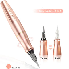 P90 dermografo Microblading Supply Professional Body Art Permanent Make Up Machine Long Hair Stroke Tattoo Machine