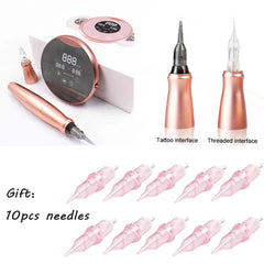 P90 dermografo Microblading Supply Professional Body Art Permanent Make Up Machine Long Hair Stroke Tattoo Machine