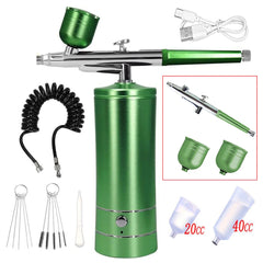 Portable Airbrush  with Compressor Mini Airbrush Art Painting Kit Air Brush for Nail Art Paint Cake K10 Airbrush Nail