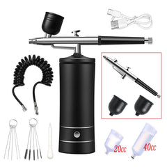 Portable Airbrush  with Compressor Mini Airbrush Art Painting Kit Air Brush for Nail Art Paint Cake K10 Airbrush Nail