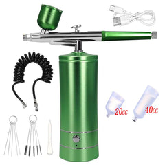 Portable Airbrush  with Compressor Mini Airbrush Art Painting Kit Air Brush for Nail Art Paint Cake K10 Airbrush Nail