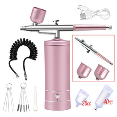 Portable Airbrush  with Compressor Mini Airbrush Art Painting Kit Air Brush for Nail Art Paint Cake K10 Airbrush Nail