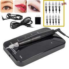 Professional Digital LCD Touch Screen Tattoo Machine kits for Permanent Makeup Micropigmentation Demographic Eyebrow Tattoo Pen