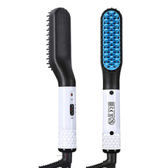 Professional Brush Hair Mini Ceramic  Straightener Beard Straightening Comb Beard Hair Brush Men Hair Straightener Comb