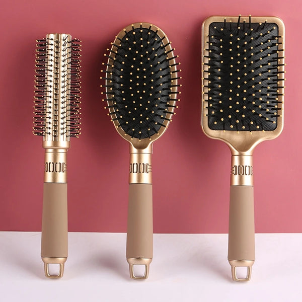 Professional Straight Smooth Paddle Hair Brush Large Hairdressing All Hair Type Hairbrush Styling Comb for Women Men