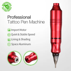 Professional Tattoo Machine Rotating Pen Tattoo Pen Portable Power Mini Pedal Tattoo Beginner Supply Free Shipping Makeup Set