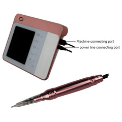 Rose Golden Charmer Princesses III Permanent Makeup Machine Kit Tattoo Eyebrow Pen with Swiss Motor Rotary Tattoo PMU Machine