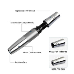 Rotary Tattoo Pen Permanent Makeup Pen Tattoo Machine Eyebrow Tattoo Body Art Machine Permanent machine for SMP and  hair Scalp