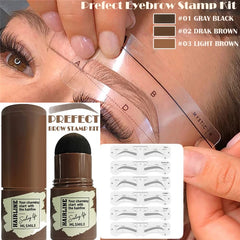 Instant  Eyebrows Shape Stamp Makeup Eyebrows Set Eyebrow Stick Hair Line Brow Stamp Tint Natural Eye Cosmetic Tool