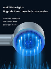 Laser Growth HairComb Scalp Massage Comb Red Light Blue Head Health Essence Introduced Into Hair Growth Instrument