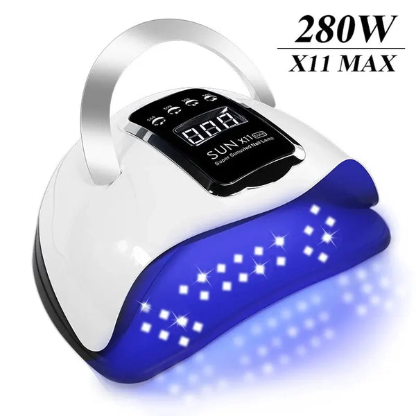 MAX Professional Nail Drying Lamp for Manicure 280W Nails Gel Polish Drying Machine with Auto Sensor UV LED Nail Lamp