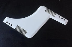 Hot Straighten Comb Cutter Beard Style Accessories Black Plastic Moustache Moulding Comb Men Anti Detangler Moulding Trimmer Ruler