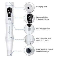 Wireless Tattoo Machine Pen Kit Professional Microshading Machine Supplies Device for Permanent Makeup Shading Lips Eyebrow