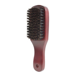 Wood Handle Boar Bristle Cleaning Brush Hairdressing Men Beard Brush Anti Static Barber Hair Styling Comb Shaving Tools